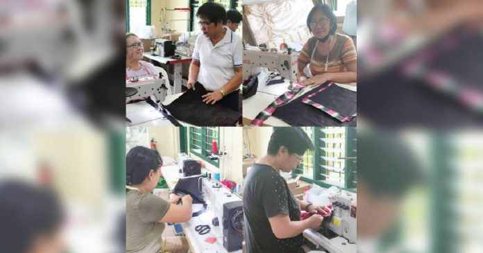 Persons with disability undergo skills training on sewing in San Jose, Antique. Persons with disability undergo skills training on sewing in San Jose, Antique. PIA-ANTIQUE PHOTO