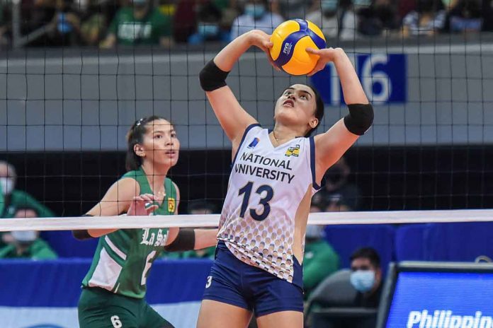 Guimarasnon Camille Lamina is among the six National University Lady Bulldogs players invited to join the national women’s volleyball team. UAAP MEDIA BUREAU