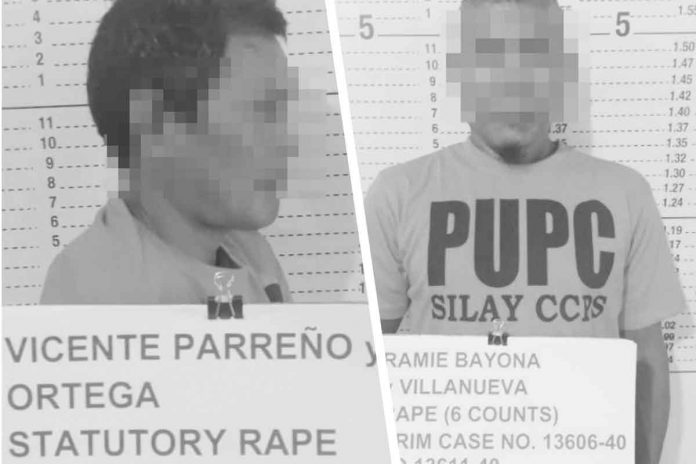 Operatives of the Silay Component City Police Station arrest two wanted persons, Vicente Parreño and Ramie Bayona, in separate police operations on Friday, August 26, 2022. PRO-6