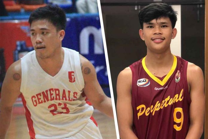 Ralph Bajon of Emilio Aguinaldo College Generals and Shawn Michael Orgo of the University of Perpetual Help Altas are among the Ilonggos suiting up in NCAA Season 98 men’s basketball. FACEBOOK PHOTOS