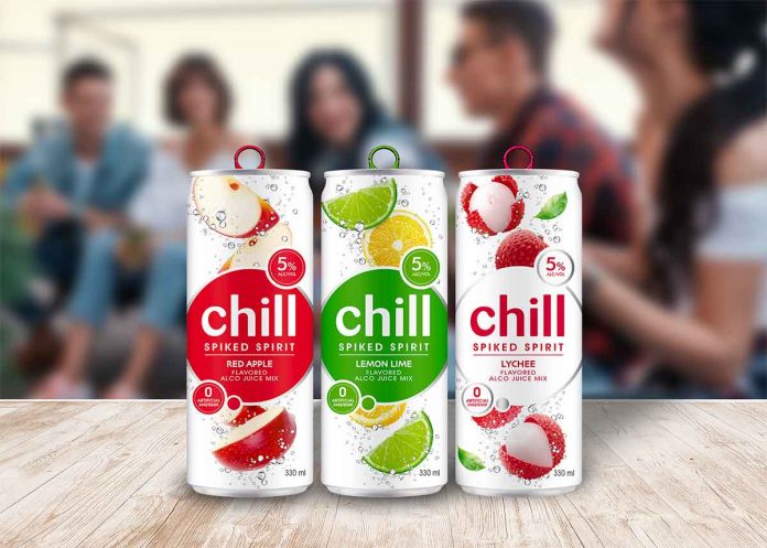 URC forays into the alcoholic beverage market with Chill piked Spirit, a refreshing drink that has zero trans fats, no artificial sweetener and with real fruit extracts.