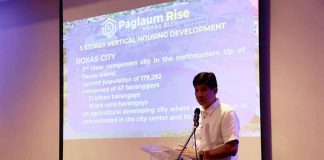 Roxas City mayor Ronnie Dadivas says the proposed Paglaum Rise 5-storey Vertical Housing Development will be constructed in the city’s Barangay VII. Its groundbreaking is today. RONNIE DADIVAS/FB PHOTO