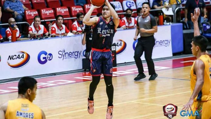 Letran gets a slim win in its opening game. PHOTO FROM SPIN.PH