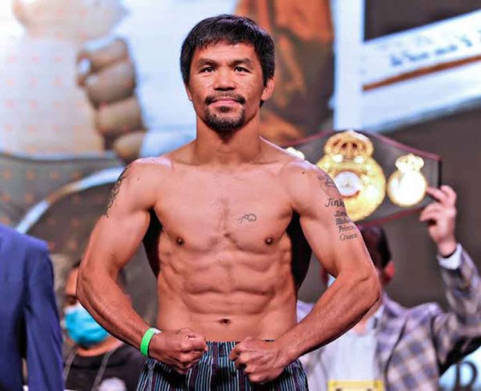 Filipino ring icon Manny Pacquiao recently agreed to face South Korean YouTuber DK Yoo in an exhibition match sometime in December in Seoul, South Korea. CONTRIBUTED PHOTO