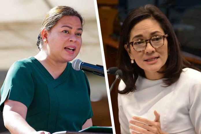 Sara (left); Hontiveros (right)