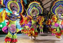 Masked dancers during the Opening Ceremony of Masskara sa Panaad.