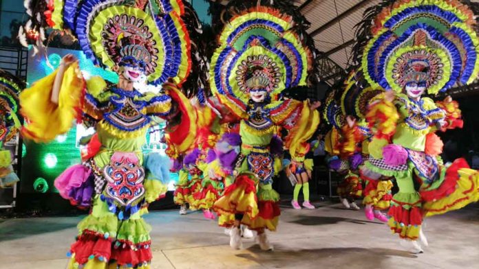 Masked dancers during the Opening Ceremony of Masskara sa Panaad.