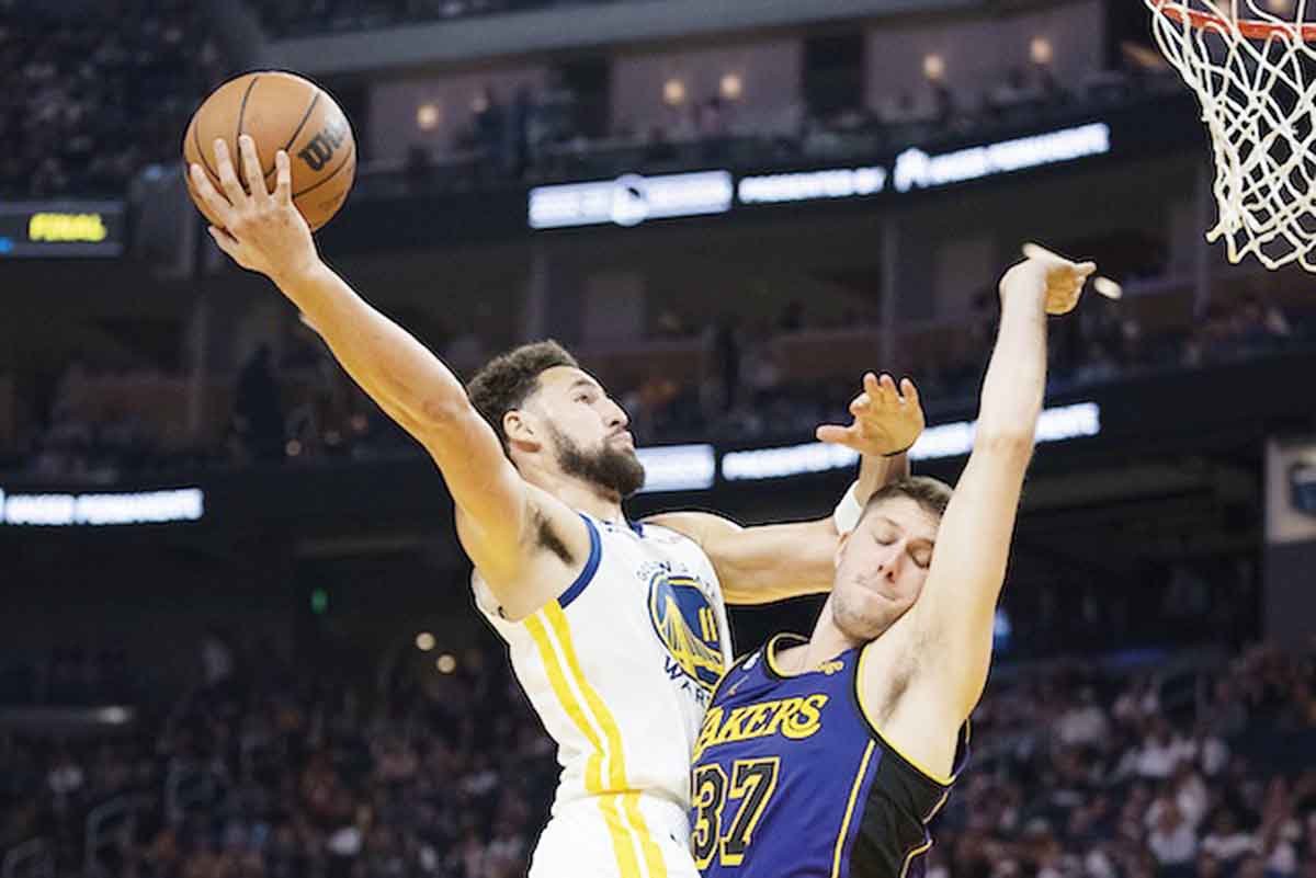 NBA: Golden State Warriors beat LA Lakers 123-109 in season-opener