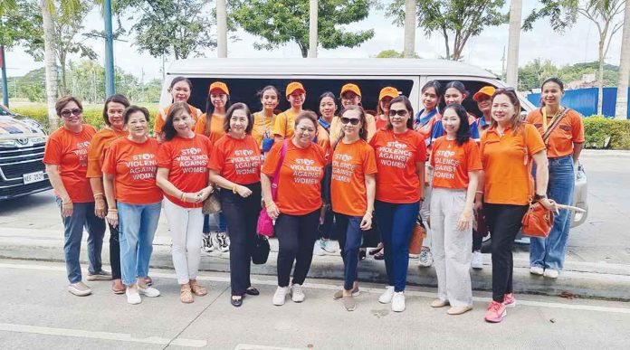 Zonta Club Iloilo City II kicks off the “16 Days of Activism” campaign with a motorcade on the main thoroughfares of Iloilo City on Nov. 25, 2022.