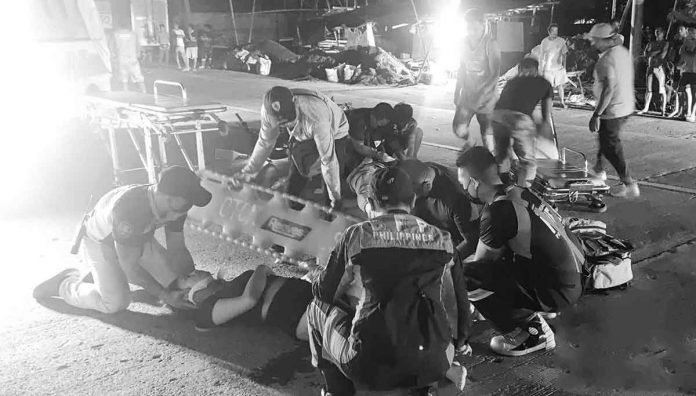 An instructor of the University of the Philippines Visayas - Miag-ao campus was killed while a graduating student of the said school was injured after their motorcycle crashed against a delivery van in Barangay Trapiche, Oton, Iloilo early morning on Saturday, Nov. 12, 2022. BFP - OTON FACEBOOK PAGE PHOTO