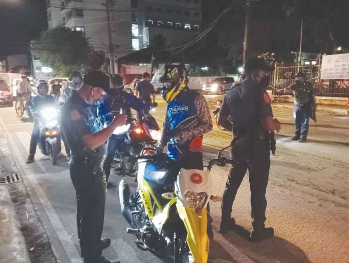 pnp checkpoint motorcycle