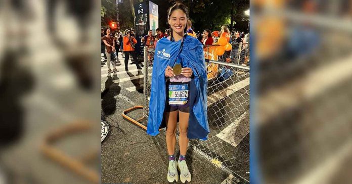 Beauty queen and actress Pia Wurtzbach shares her experience completing her first ever New York City marathon.