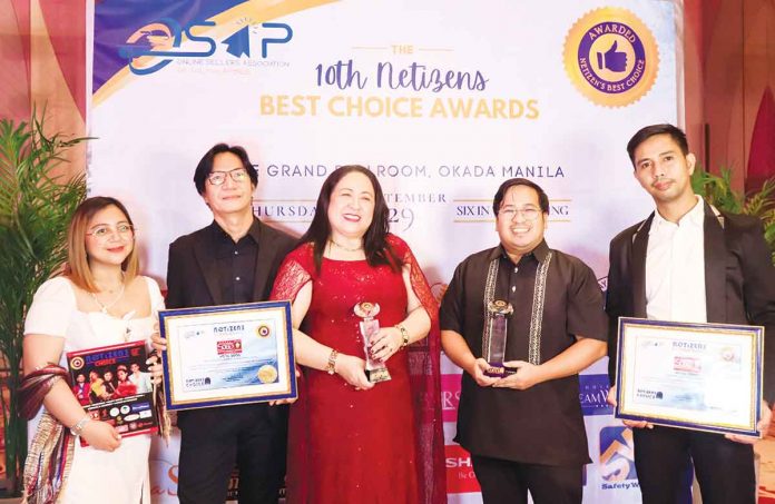 Hotel Sogo bags the “Best Choice Philippines Leading Hotel Chain” and “Philippines Guest Choice Awards” during the Netizens Best Choice Awards 2022.