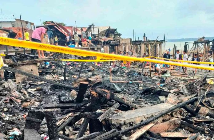 HOMELESS ON CHRISTMAS: Fire razes 26 houses, displaces 143 persons