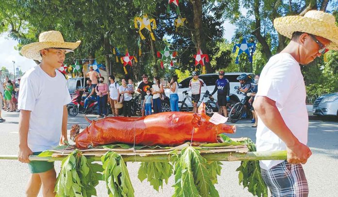 Santa Barbara, Iloilo holds its first Lechon Festival on Nov. 27. One of the lechon entries was reportedly positive for African Swine Fever (ASF) but Iloilo provincial veterinarian, Dr. Darel Tabuada, says the Provincial Task Force on ASF is still validating the information. AJ PALCULLO/PN