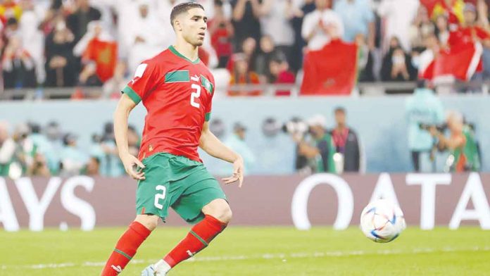 Achraf Hakimi’s cheeky penalty sealed Morocco’s place in the quarterfinal. GETTY IMAGES