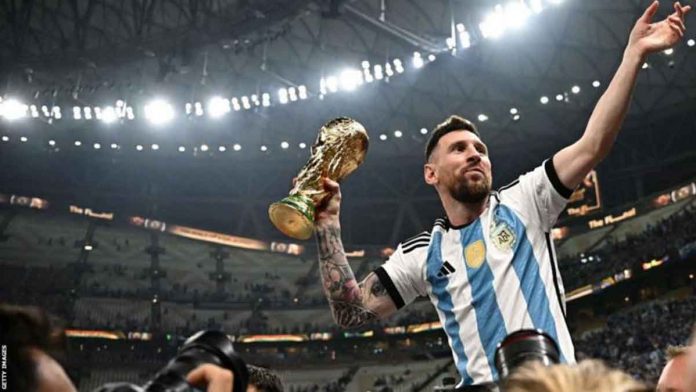 Lionel Messi is a World Cup winner at last. GETTY IMAGES