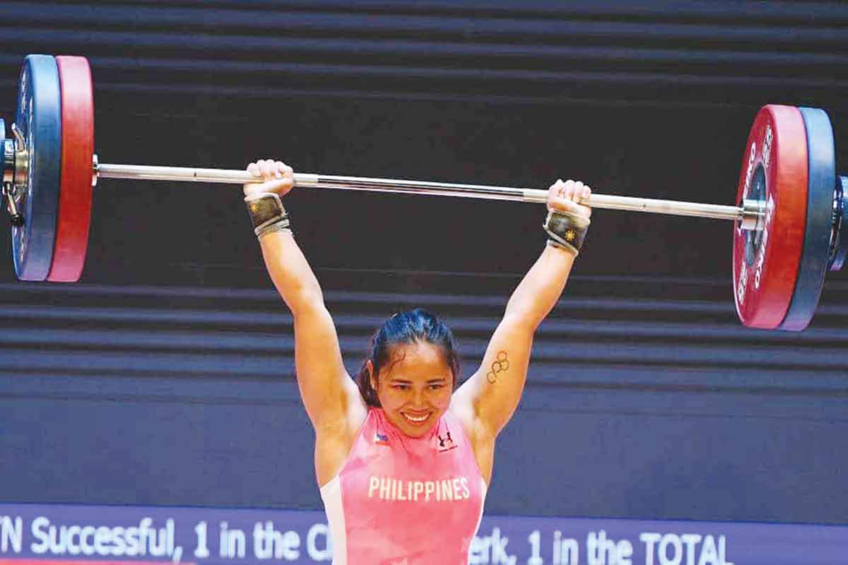 Hidilyn nets world weightlifting golds