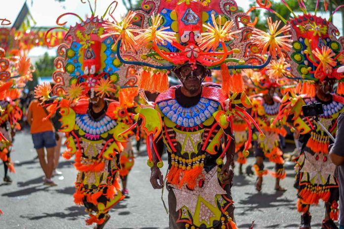 Ati-Atihan Festival will be back on the streets after a two-year hiatus. Wearing their costumes, competing tribes will be having the traditional “Sadsad” from The Capitol up to Kalibo Pastrana Park on Jan. 14, 2023. IAN PAUL CORDERO PHOTO