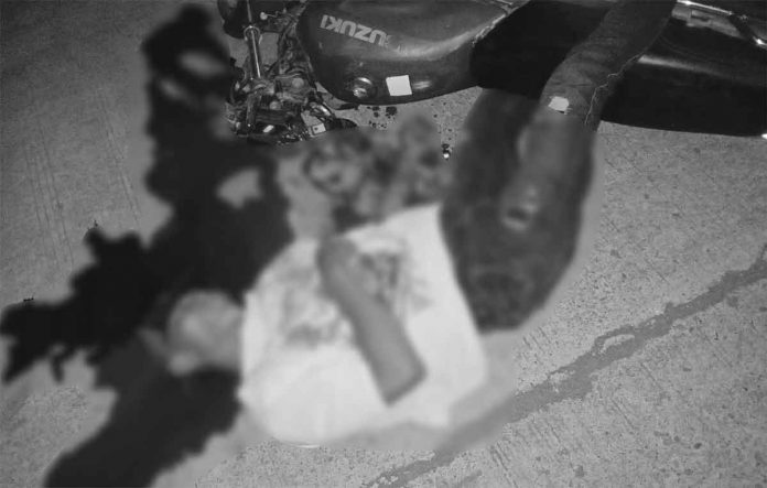 The Oton, Iloilo police station identified the man shot dead on the Circumferential Road, Barangay Pulo Maestravita, Oton yesterday as a notorious akyat-bahay in the city and province of Iloilo. OTON MPS PHOTO