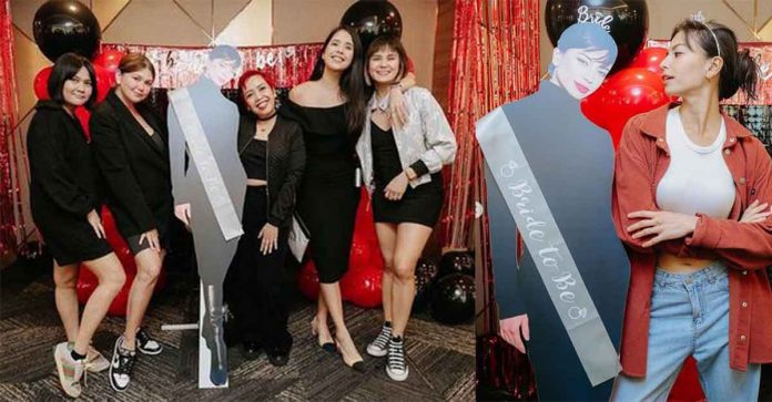 Angelica Panganiban, one of Aglaia de Castro’s closest friends, organizes a surprise bridal shower for the latter ahead of her second wedding to Irish husband David Rainey. @MAXENEMAGALONA IG PHOTO/@NICEPRINTPHOTO IG PHOTO