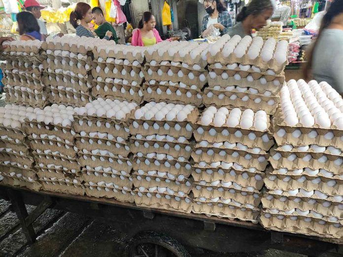 President Ferdinand Marcos Jr. tasked Agriculture undersecretary Domingo Panganiban to meet with egg producers and traders to know the reason behind the increase despite enough supply of eggs in the market. AJ PALCULLO/PN