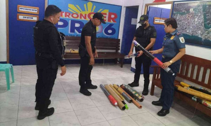 These illegal “boga” were confiscated by officers of the Iloilo City Police Office mostly from minors from New Year’s Eve, Dec. 31, 2022, until Sunday morning, Jan. 1, 2023. Boga or PVC cannon is a modern version of the bamboo cannon and a popular improvised noisemaker during the holidays. ICPO PHOTO