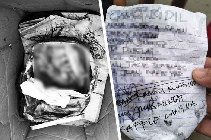 Two severed human hands were found in a plastic container in Bacolod City yesterday. With it was a piece of paper containing a list of names and a written threat. XFM 96.7 BACOLOD