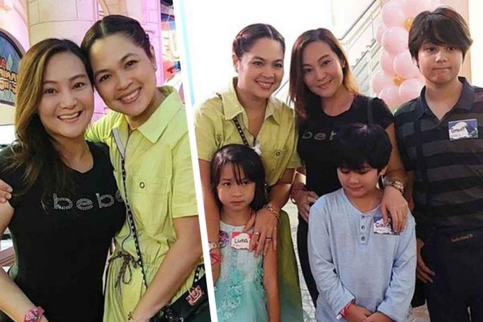 Gladys Reyes and Judy Ann Santos reunite after five years during the birthday of Santos' daughter, Luna. GLADYS REYES IG PHOTO