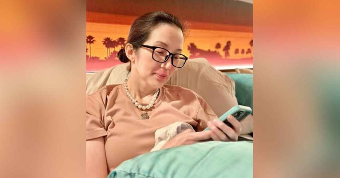 Kris Aquino is looking much better now as seen in this photo posted on Instagram by her friend, Batangas’ Vice Gov. Mark Leviste.