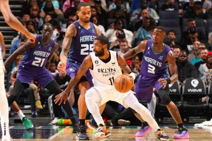 Kyrie Irving spearheads the Brooklyn Nets’ offense in their win over Charlotte Hornets. GETTY IMAGES