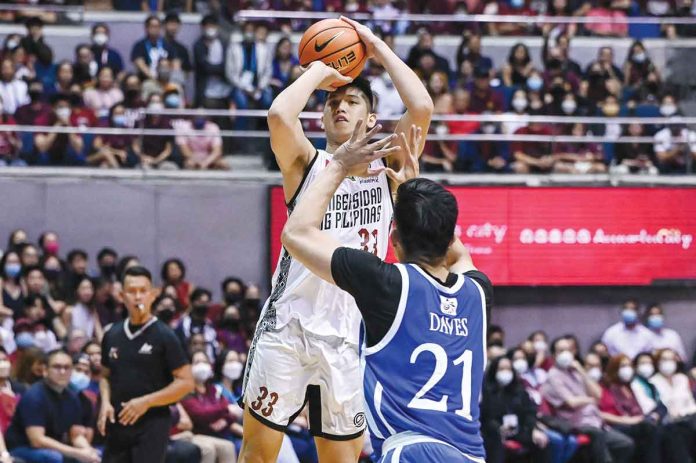 Carl Tamayo has left the University of the Philippines Fighting Maroons after just two seasons to play in Japan. UAAP PHOTO