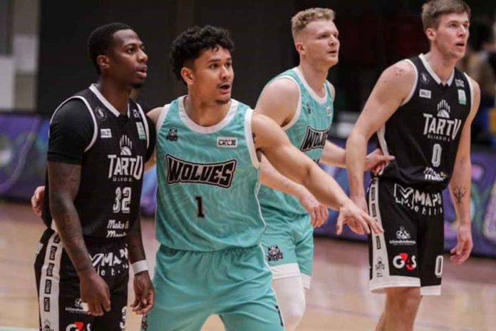 Filipino-Italian Juan Gomez de Liaño is impressive in BC Wolves’ 89-60 win over Valmiera Glass. PHOTO COURTESY OF BC WOLVES