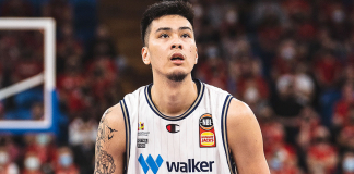 Filipino center Kai Sotto scored 16 points but Adelaide 36ers fell short against New Zealand Breakers in the NBL. PHOTO COURTESY OF NBL