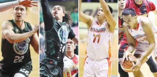 Javi Gomez de Liano and Joshua Munzon are set to be shipped to NorthPort Batang Pier, while Kevin Ferrer and Mer Jesper Ayaay will move to Terrafirma Dyip. PBA PHOTOS