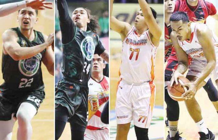 Javi Gomez de Liano and Joshua Munzon are set to be shipped to NorthPort Batang Pier, while Kevin Ferrer and Mer Jesper Ayaay will move to Terrafirma Dyip. PBA PHOTOS