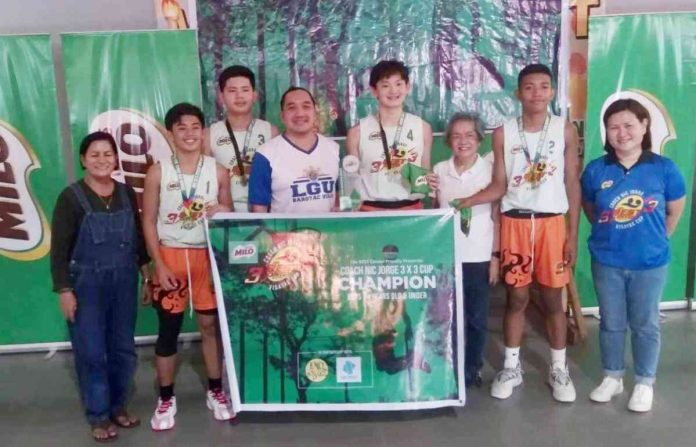 Members of Team Shark that ruled the Visayas leg of The BEST Center's Coach Nic Jorge 3x3 Cup. PHOTO BY PETE BARCELONA