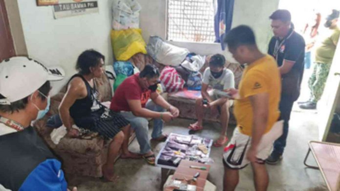 A drug suspect yielded around P503,000 of suspected shabu in an antidrug operation in Oton, Iloilo. OTON MPS PHOTO