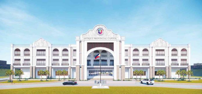 The perspective of the proposed provincial capitol at the Government Center of Antique GOV. RHODORA J. CADIAO FB PAGE