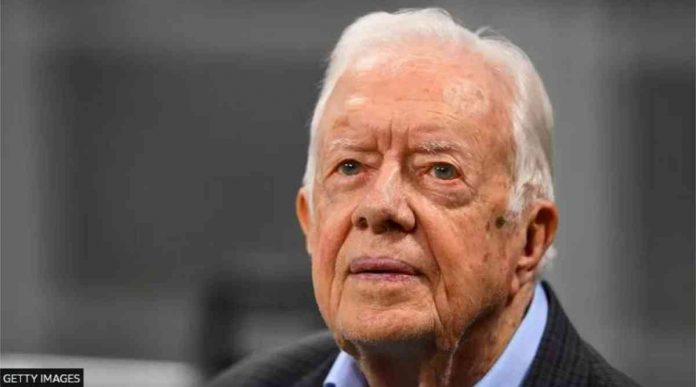 US Presdent Jimmy Carter he served one term in office from 1977-81. BBC