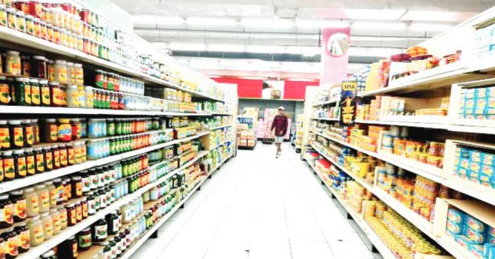 File photo shows food items sold at a supermarket in Bacolod City. In February this year, inflation rate in the city declined to 11.2 percent from 12.1 percent in January. PNA BACOLOD FILE PHOTO