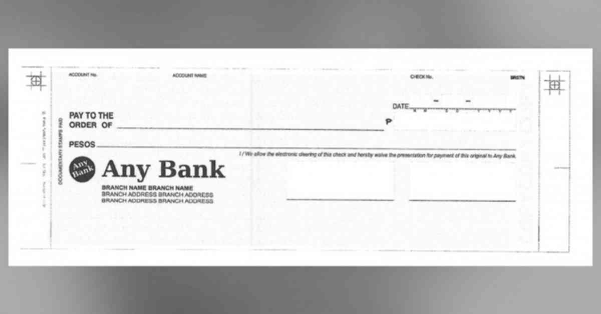 New Check Format Implementation Deferred To May 2024   New Check Format 