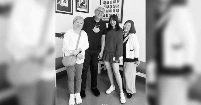 Kapuso actress Bea Alonzo meets National Artist and music genius Ryan Cayabyab (2nd from left).