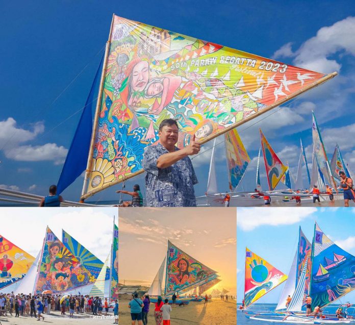 TRADITIONAL SAILING LIVES ON. Iloilo City’s Mayor Jerry Treñas leads the return of the Paraw Regatta Festival after a three-year disruption due to the coronavirus pandemic. This race of native wind-propelled double-outrigger sailboats called paraw is supported by the private sector.