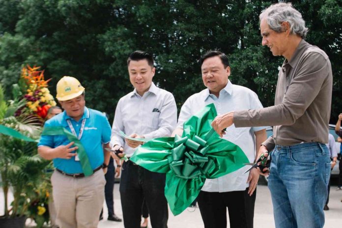 RIBBON-CUTTING. From left: MORE Power President and Chief Executive Officer Roel Z. Castro, Global Alliance’s Chief Executive Officer Kevin Andrew Tan, Iloilo City’s Mayor Jerry P. Treñas, and MORE Power principal owner Enrique K. Razon Jr. MORE Power’s newly inaugurated state-of-the-art 30/36MVA substation at the Iloilo Business Park (Megaworld) in Mandurriao district further bolsters the reliability of power distribution in the metro.