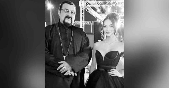 STEVEN SEAGAL AND KYLIE VERZOSA