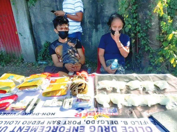 Six big knots of suspected shabu weighing 1.2 kilograms and valued at around P8.160 million were confiscated from two drug suspects in a drug buy-bust operation in Zone 6, Barangay Buhang, Jaro, Iloilo City on Monday, March 27. RDEU PHOTO