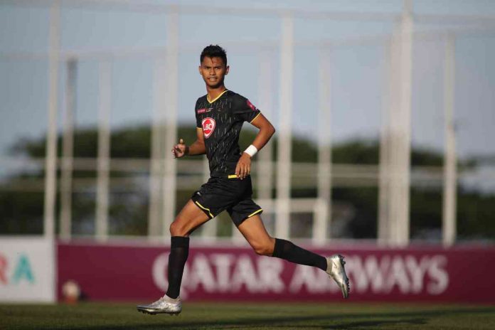 Jarvey Gayoso adds up to his total goals this 2022-2023 Philippines Football League season with a second half conversion in Kaya Futbol Club-Iloilo’s win over Azkals Developmental Team. PFL PHOTO