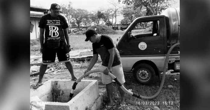 The water detention tank in La Paz plaza has already stored 1,300 cubic meters of water – enough to sustain the watering requirement of the plants in Iloilo City for more than two months. PHOTO COURTESY OF ENGR. NEIL RAVENA