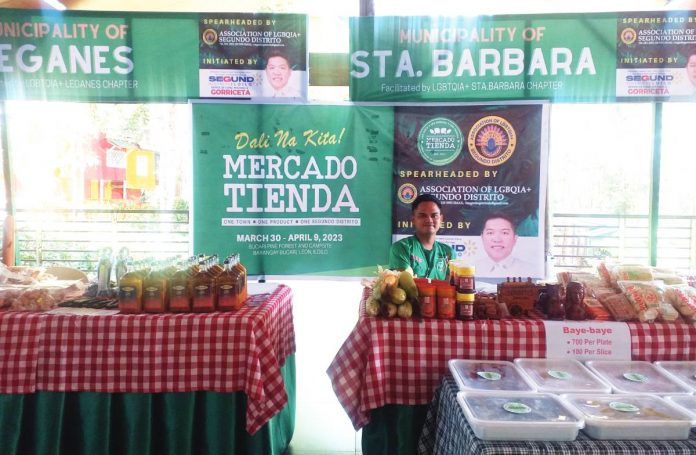 Local products of eight towns from the 2nd District of Iloilo province are on sale at the Mercado Tienda in Bucari, Leon town until April 9. IME SORNITO/PN